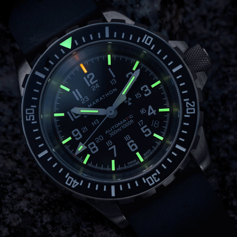 Marathon Titanium GSAR Automatic Tritium Dive Watch #WW194006TI-0130