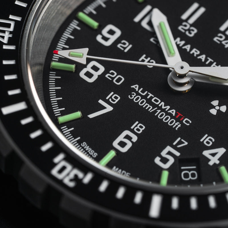 Marathon Titanium GSAR Automatic Tritium Dive Watch #WW194006TI-0130