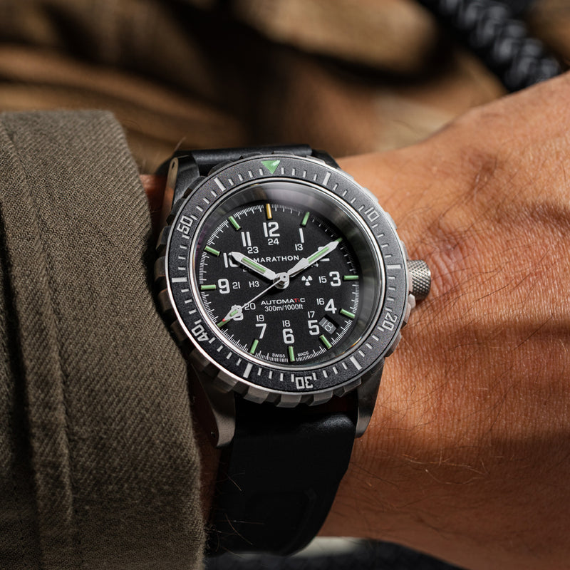 Marathon Titanium GSAR Automatic Tritium Dive Watch #WW194006TI-0130