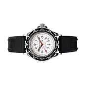 Marathon Swiss Made TSAR Quartz Military Divers Watch with White Dial #WW194007-WD Side