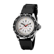 Marathon Swiss Made TSAR Quartz Military Divers Watch with White Dial #WW194007-WD Skew