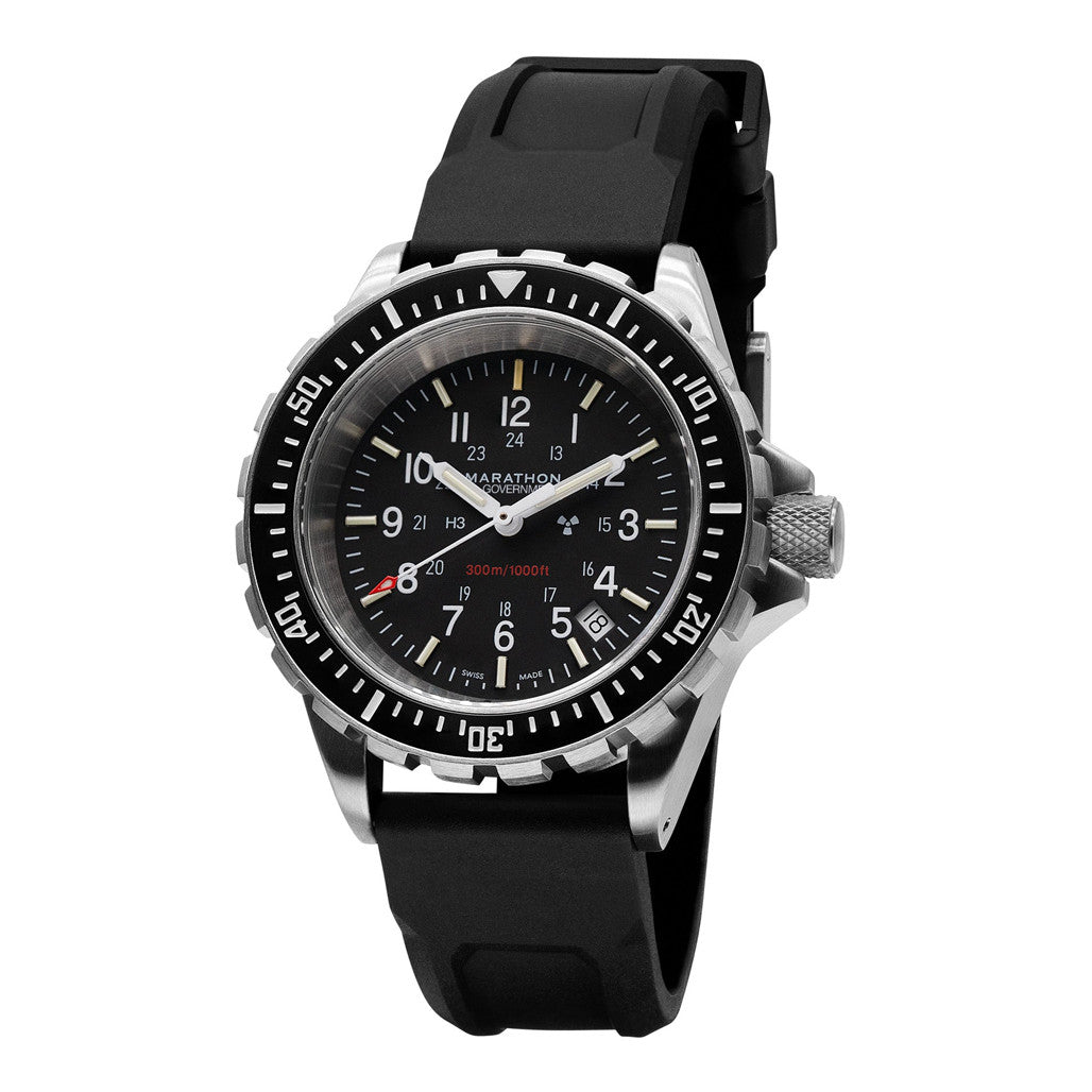Marathon Tsar クォーツ時計 。41mm。 Marathon TSAR Swiss Quartz Dive Watch with sapphire crystal