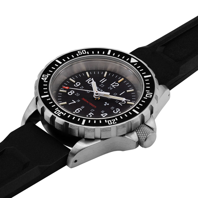 Marathon Swiss Made, TSAR Quartz Military Divers Watch with Sapphire Crystal #WW194007 crown