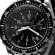 Marathon Swiss Made, TSAR Quartz Military Divers Watch with Sapphire Crystal #WW194007 zoom dial