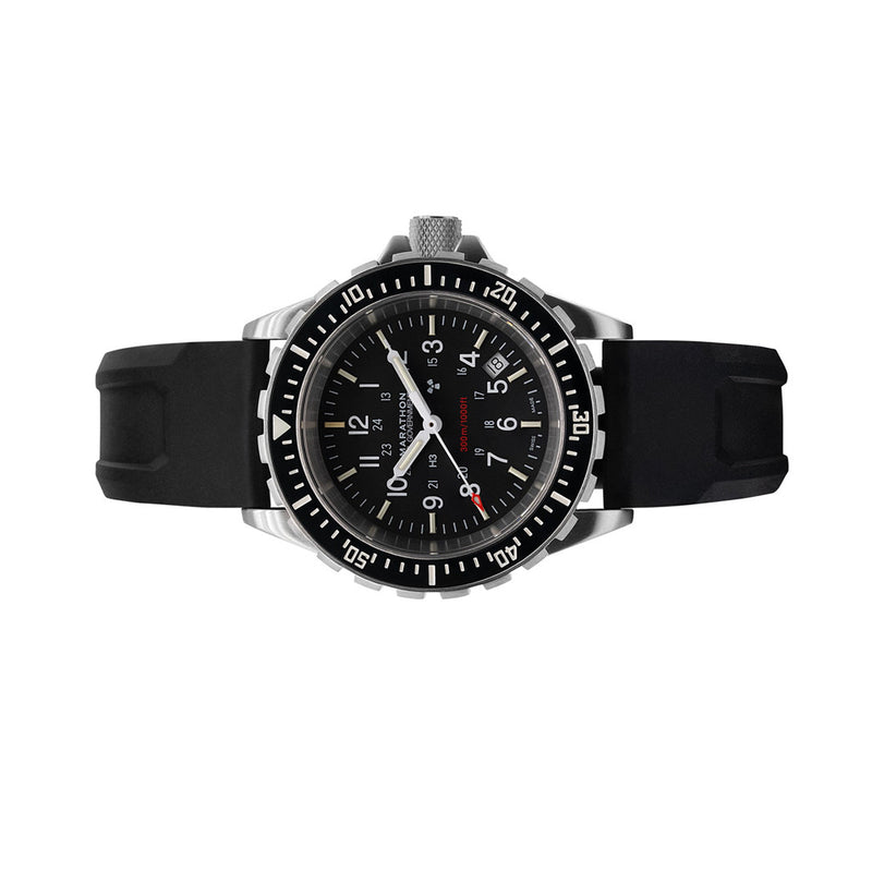 Marathon Swiss Made, TSAR Quartz Military Divers Watch with Sapphire Crystal #WW194007 side