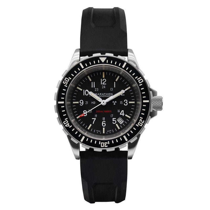 Marathon Swiss Made, TSAR Quartz Military Divers Watch with Sapphire Crystal #WW194007 zoom