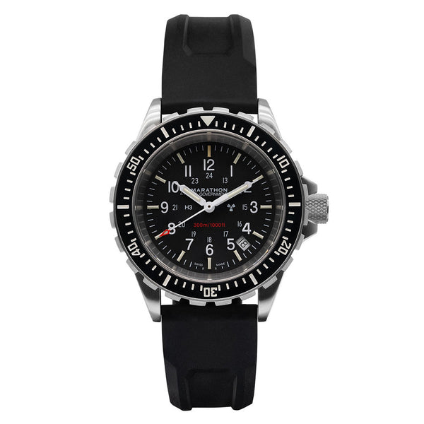 Marathon Swiss Made, TSAR Quartz Military Divers Watch with Sapphire Crystal #WW194007 zoom