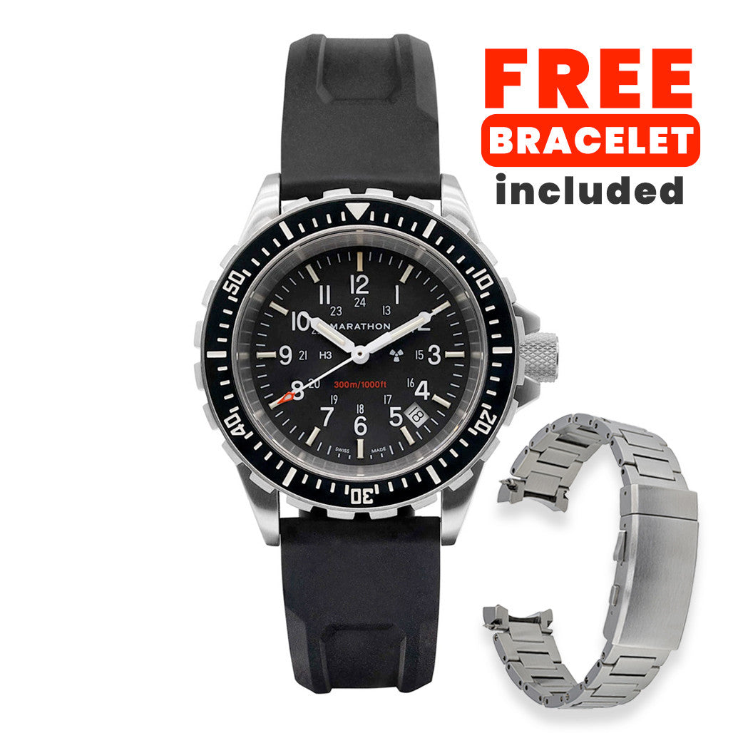 ムク　SAR Marathon TSAR Swiss Quartz Dive Watch with sapphire crystal