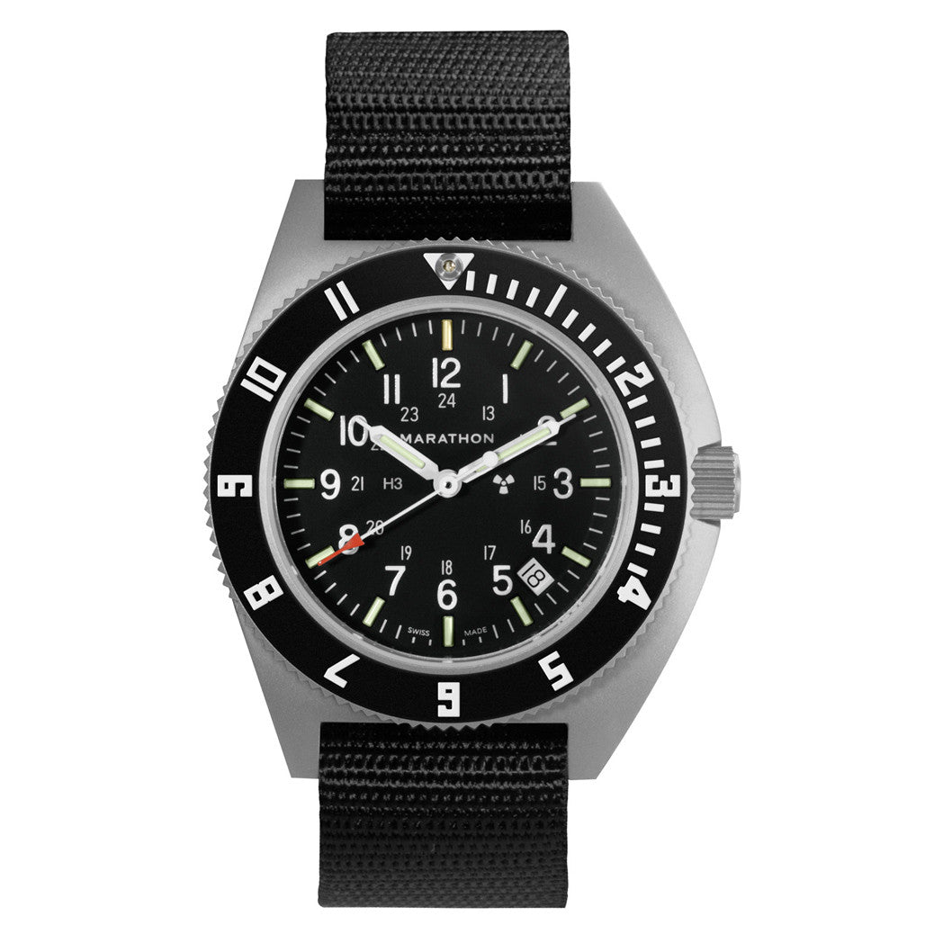腕時計(アナログ) marathon  WW194013 Marathon Swiss 41mm Steel Navigator with Tritium Tubes on