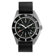Marathon Swiss 41mm Steel Navigator with Tritium Tubes on Ballistic Strap #WW194013-GG-0101 zoom