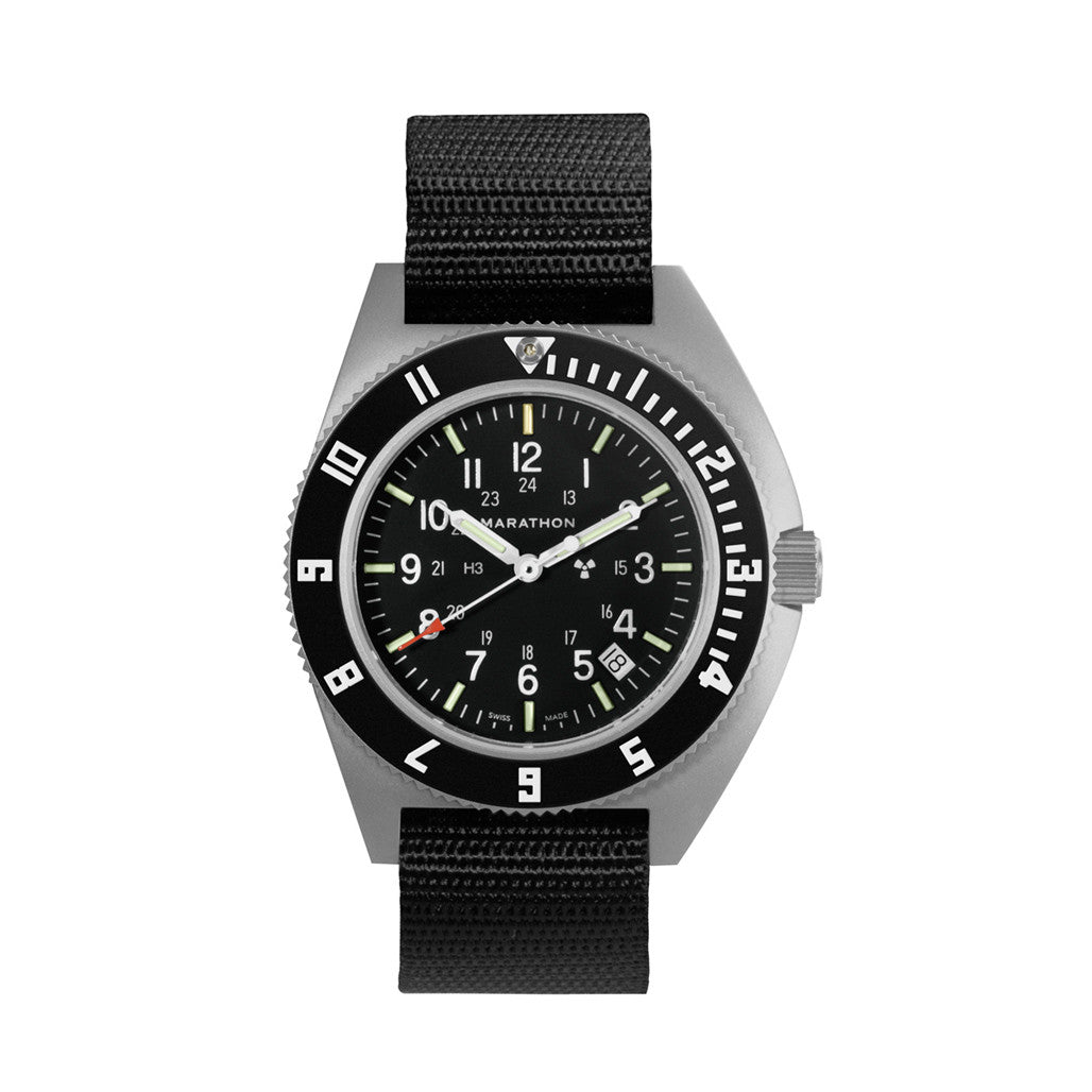 Marathon Swiss 41mm Steel Navigator with Tritium Tubes on
