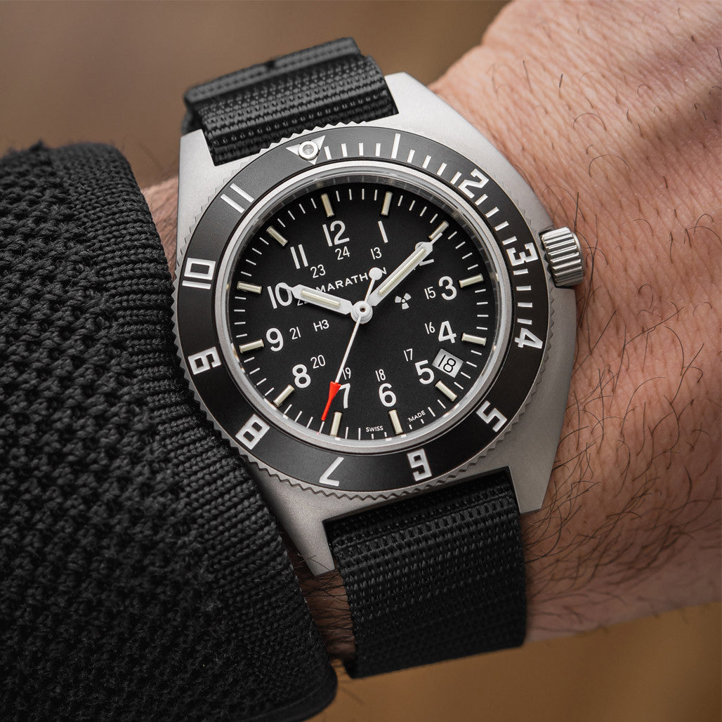 Marathon Swiss 41mm Steel Navigator with Tritium Tubes on