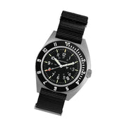 Marathon Swiss 41mm Steel Navigator with Tritium Tubes on DEFSTAN Nylon Strap #WW194013-GG-0103