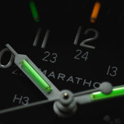 Marathon Swiss 41mm Steel Navigator with Tritium Tubes on DEFSTAN Nylon Strap #WW194013-GG-0103