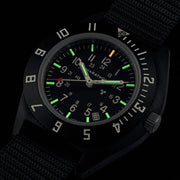 Marathon 41mm Cerashell Quartz Pilot's Navigator Watch (CSNAV-D) with Date #WW194013BK-0101
