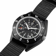 Marathon 41mm Cerashell Quartz Pilot's Navigator Watch (CSNAV-D) with Date #WW194013BK-0101