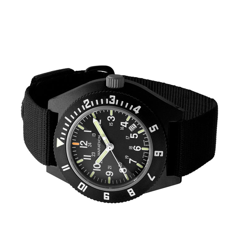 Marathon Maraglo Navigator with Date and Ballistic Nylon Strap #WW194013BK-2101 side