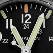 Marathon Maraglo Navigator with Date and Ballistic Nylon Strap #WW194013BK-2101 dial zoom