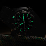 Marathon Maraglo Navigator with Date and Ballistic Nylon Strap #WW194013BK-2101 lume
