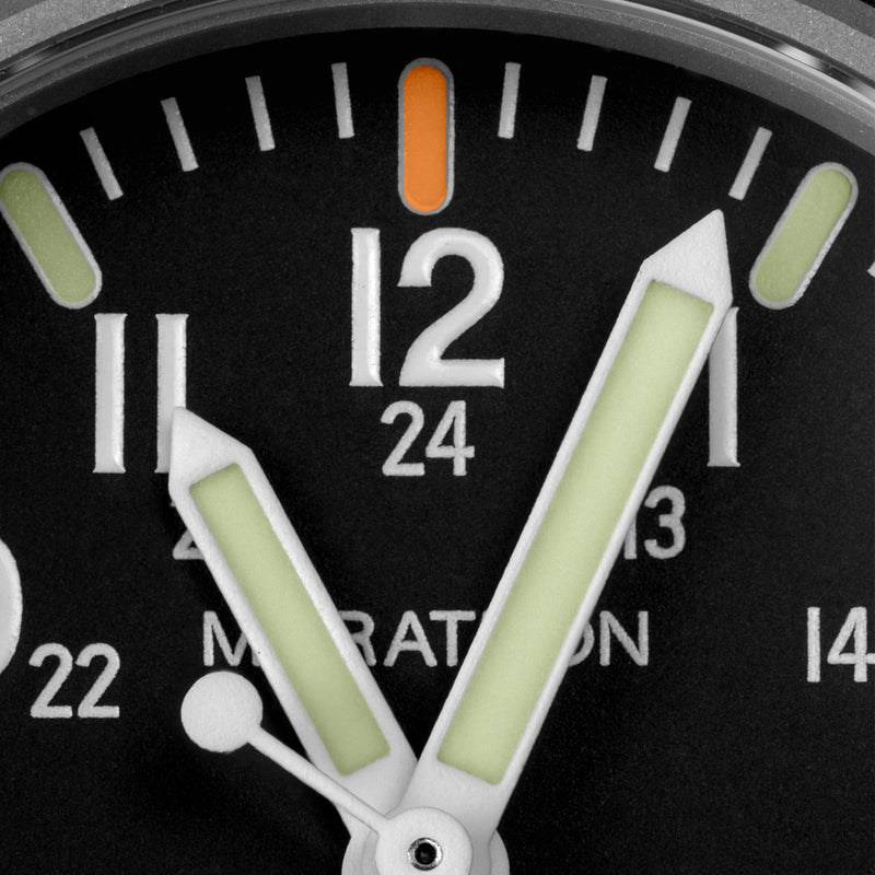 Marathon Maraglo Navigator with Date and DEFSTAN Nylon Strap #WW194013BK-2102 dial zoom