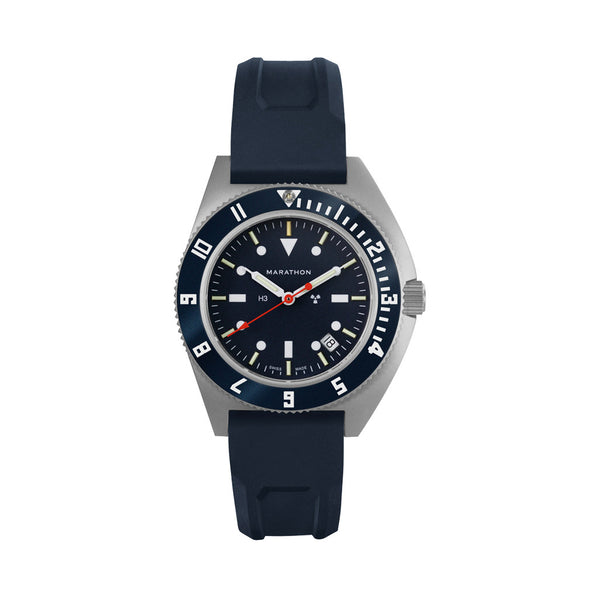 Marathon Swiss Steel Navigator Blue Yonder with Tritium Tubes #WW194013SS-1301
