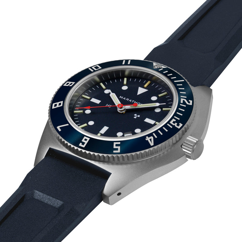 Marathon Swiss Steel Navigator Blue Yonder with Tritium Tubes #WW194013SS-1301
