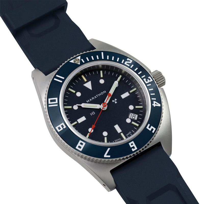 Marathon Swiss Steel Navigator Blue Yonder with Tritium Tubes #WW194013SS-1301
