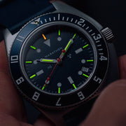 Marathon Swiss Steel Navigator Blue Yonder with Tritium Tubes #WW194013SS-1301