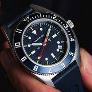 Marathon Swiss Steel Navigator Blue Yonder with Tritium Tubes #WW194013SS-1301