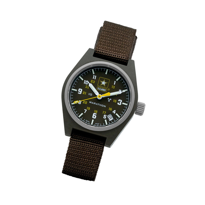 Marathon US Army General Purpose Quartz Watch in Sage Green #WW194015SG-US-Army Tilt