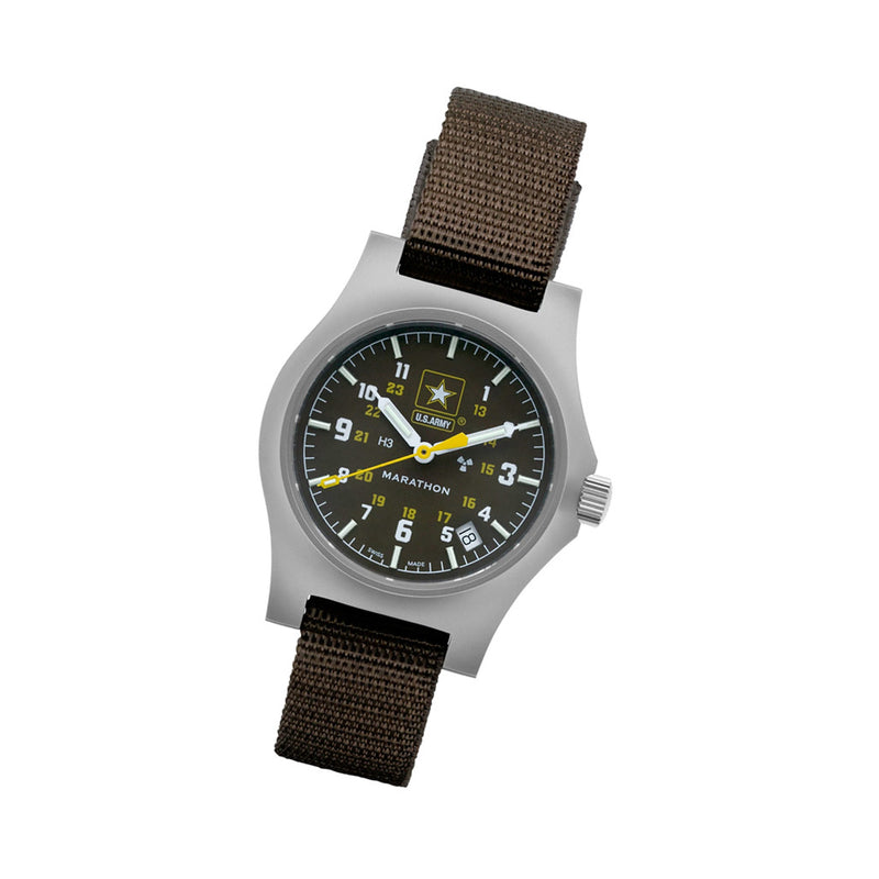 Marathon US Army General Purpose Quartz Watch in Sage Green #WW194015SS-US-Army Tilt