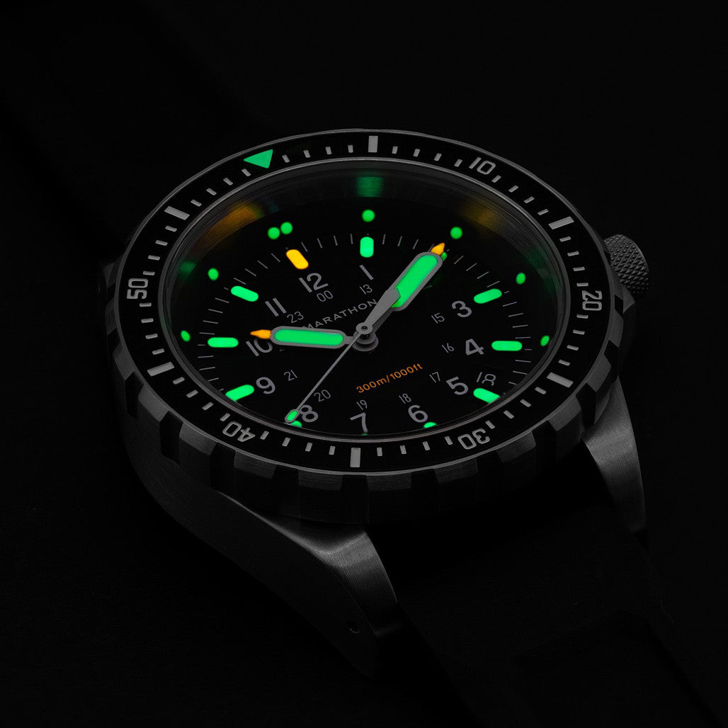 Marathon JSAR Swiss Quartz Dive Watch with sapphire crystal