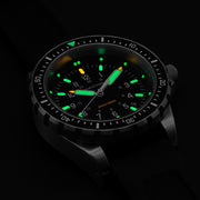 Marathon Swiss Made, JSAR Quartz Divers Watch with Sapphire Crystal #WW194018 lume