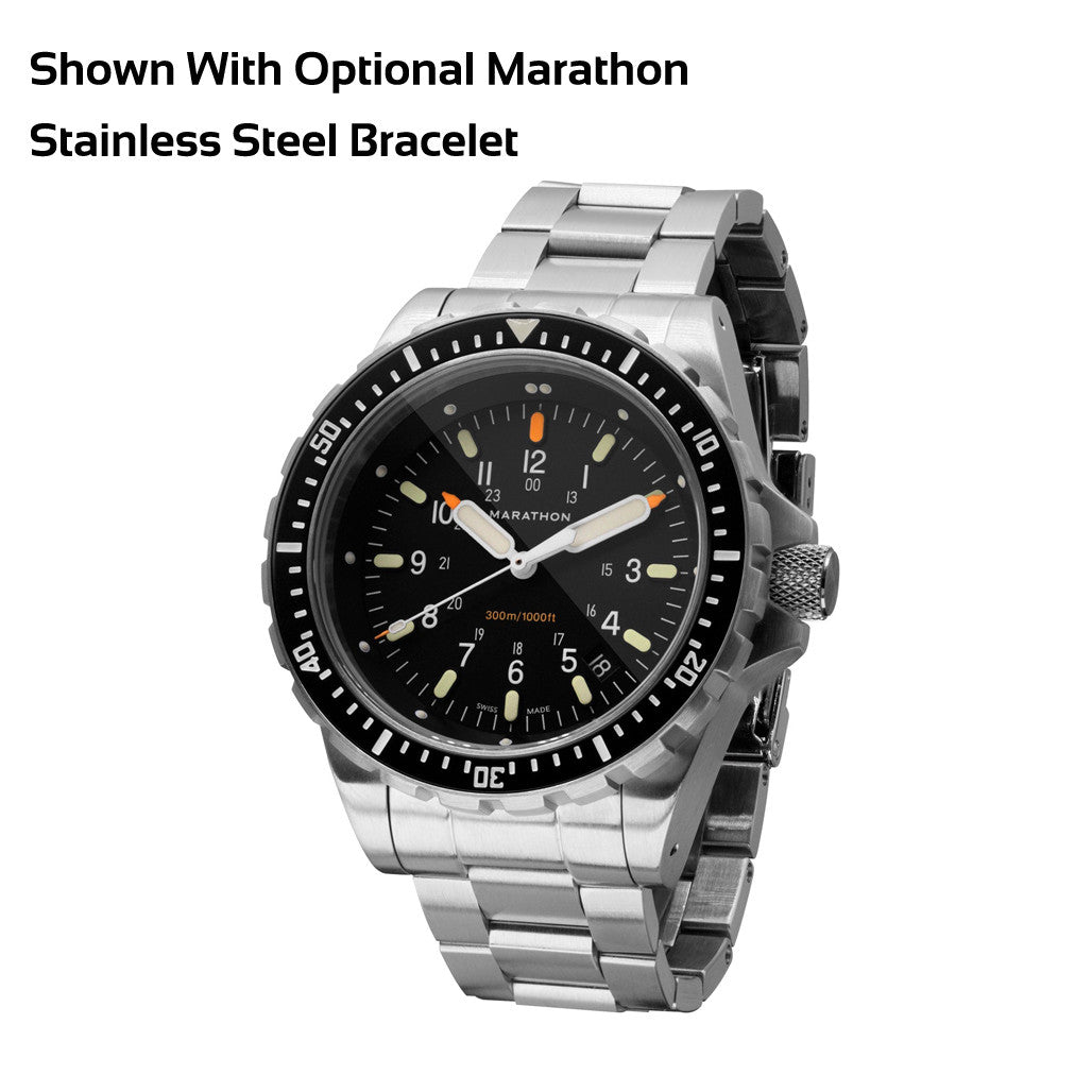 Marathon JSAR Swiss Quartz Dive Watch with sapphire crystal