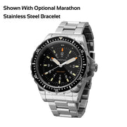 Marathon Swiss Made, JSAR Quartz Divers Watch with Sapphire Crystal #WW194018 optional