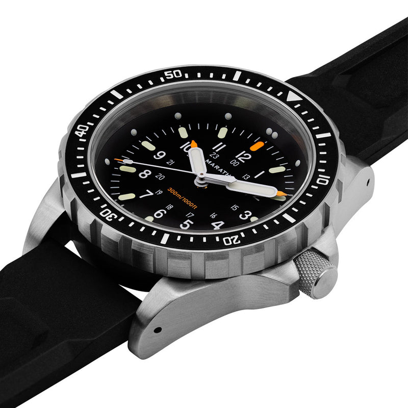 Marathon Swiss Made, JSAR Quartz Divers Watch with Sapphire Crystal #WW194018 zoom