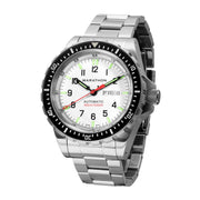 Marathon Jumbo Day-Date SAR Automatic Dive Watch with White Dial #WW194021-0509 lume