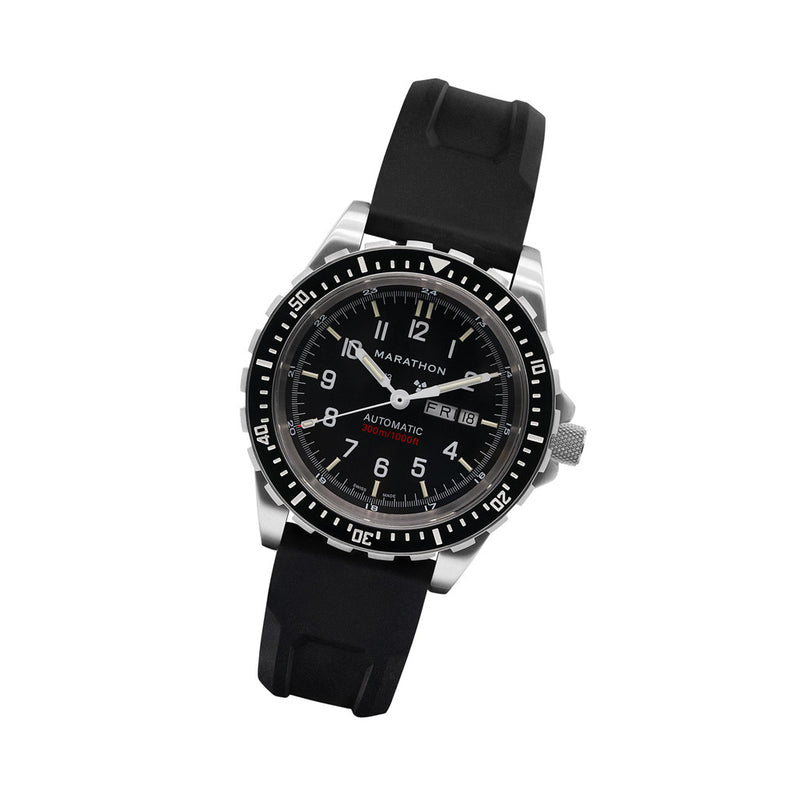 Marathon Swiss Made, JDD Search and Rescue Automatic Divers Watch with Sapphire Crystal #WW194021 Tilt