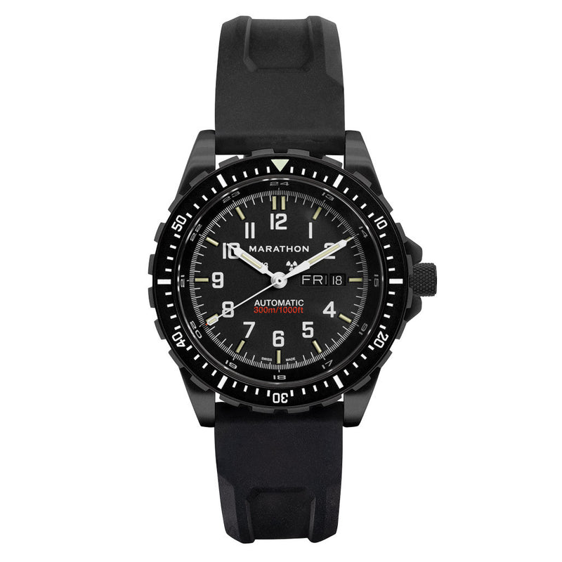Marathon 46mm Anthracite Jumbo Day-Date Automatic SAR Watch #WW194021BK-0130