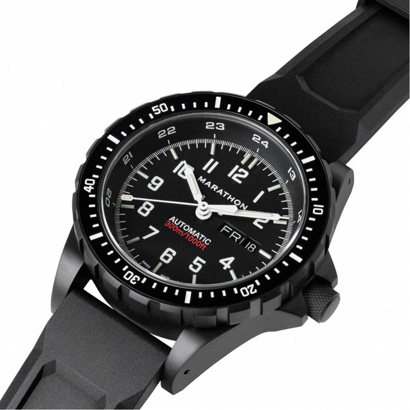 Marathon 46mm Anthracite Jumbo Day-Date Automatic SAR Watch #WW194021BK-0130