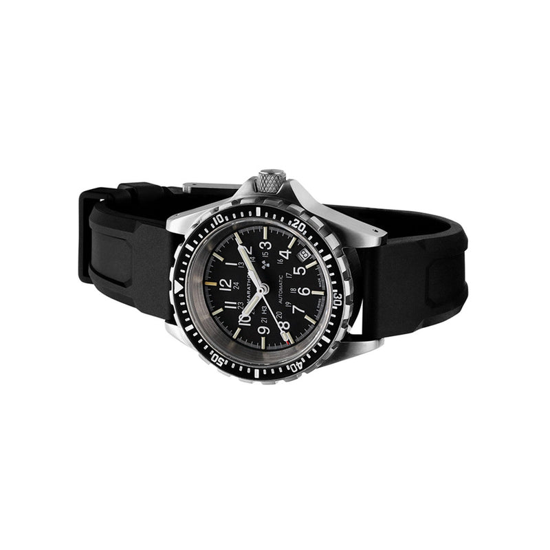 Marathon Swiss Made, (Medium) GSAR Automatic Military Divers Watch with Sapphire Crystal #WW194026 side