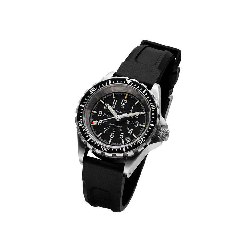 Marathon Swiss Made, (Medium) GSAR Automatic Military Divers Watch with Sapphire Crystal #WW194026 tilt