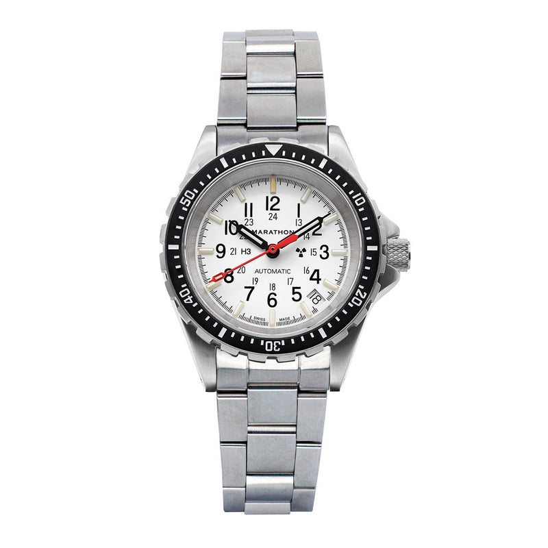 Marathon Swiss Made, (Medium) GSAR Automatic Military Divers Watch with Sapphire Crystal #WW194026BRACE-MA-WD