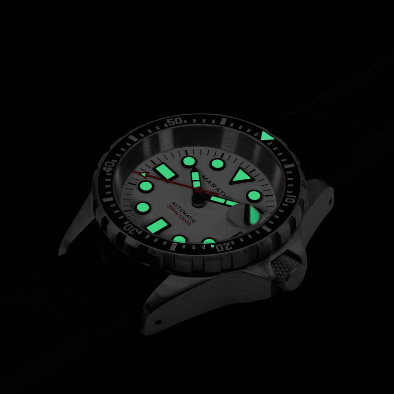 Marathon 36mm Automatic OSAR-D with Arctic Dial and Rubber Strap #WW194026SS-2530