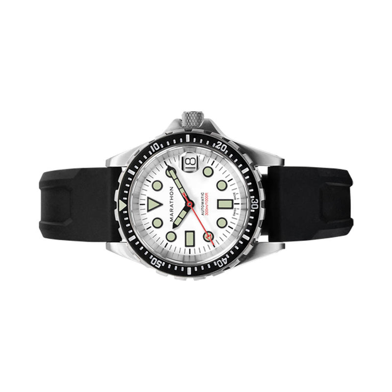 Marathon 36mm Automatic OSAR-D with Arctic Dial and Rubber Strap #WW194026SS-2530