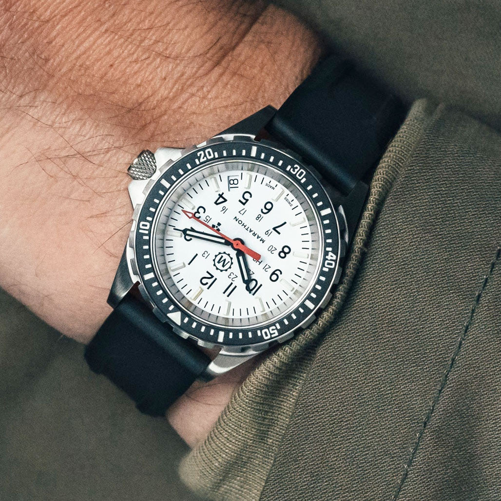 Marathon Arctic TSAR Swiss Quartz Dive Watch with sapphire crystal
