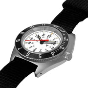 Marathon Swiss 41mm Automatic Arctic (No-Date) Navigator on Ballistic Nylon #WW194029SS-0501