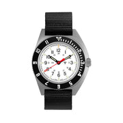 Marathon Swiss 41mm Automatic Arctic (No-Date) Navigator on Ballistic Nylon #WW194029SS-0501