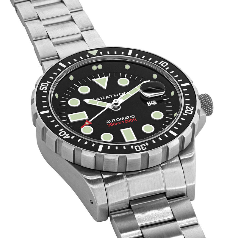 Marathon 46mm Automatic OSAR-D with Black Dial and Bracelet #WW194037SS-2001