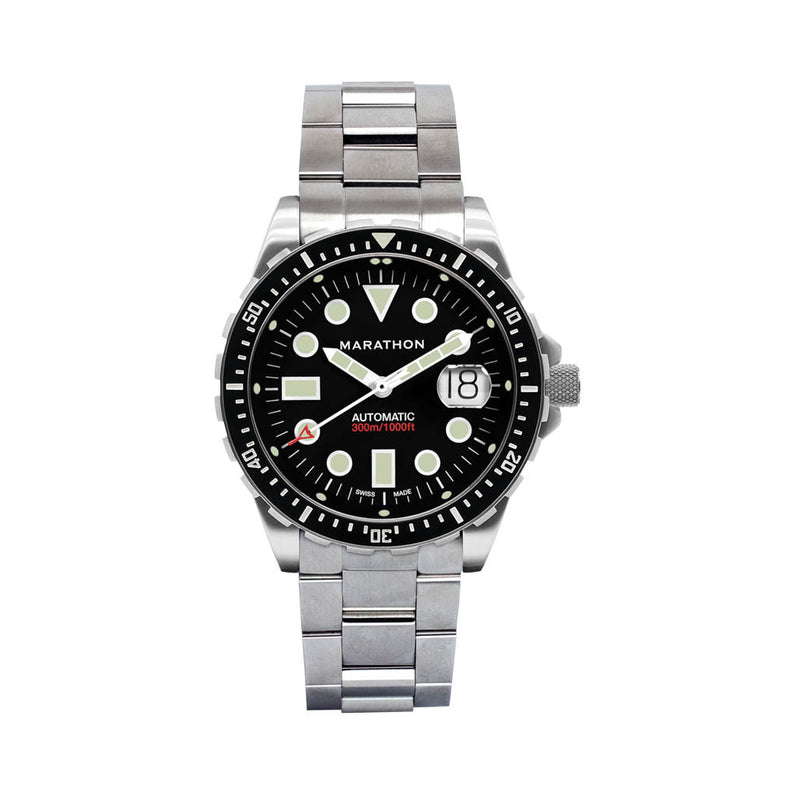 Marathon 46mm Automatic OSAR-D with Black Dial and Bracelet #WW194037SS-2001